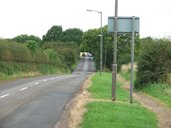 Image, UK, England, Derbyshire, the road at the North West part of the Shirebrook to Upper Langwith