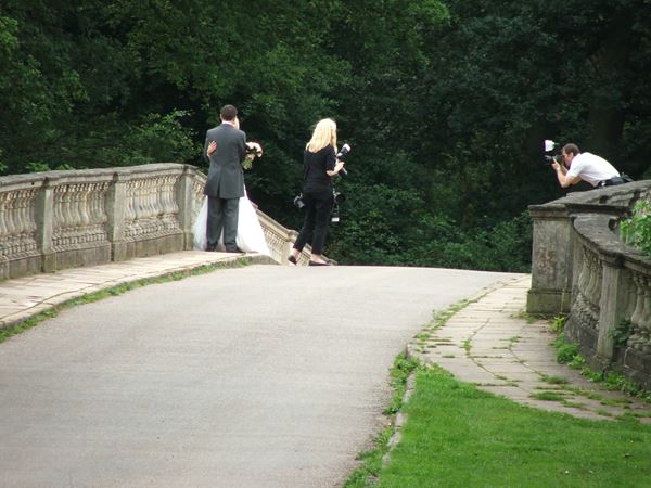 Image, UK, England, Notts, Clumber Park, Clumber Bridge